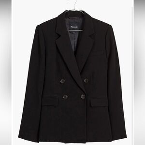 Madewell The Rosedale Crepe Blazer black size 12 P